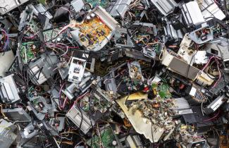 abandoned computer equipment