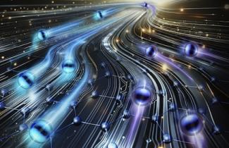 blue and purple highway