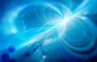 stock image of blue light