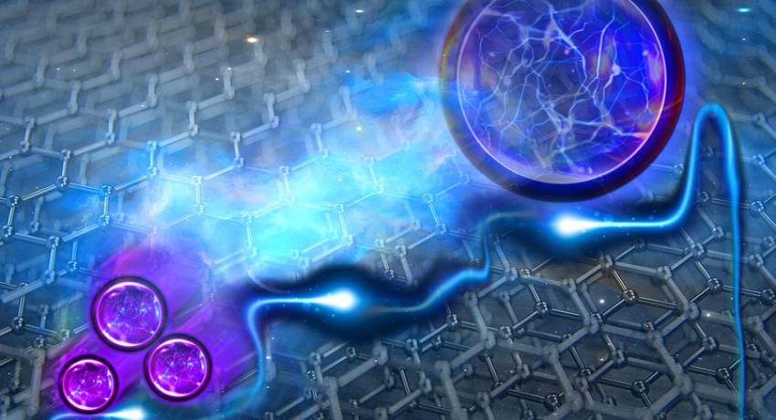 Latice with blue and purple