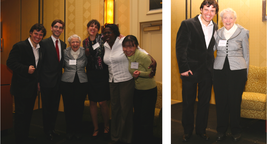 Pablo Jarillo-Herrero with Millie Dresselhaus